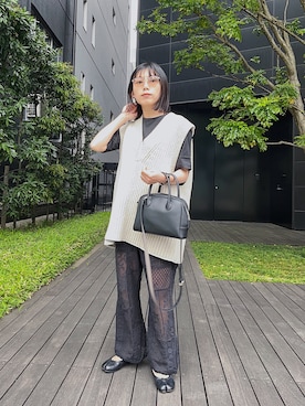 「UNITED ARROWS（ユナイテッドアローズ）のアイテム（ボストンバッグ）」を使った、ma---riさん（レディース・151cm）の春コーディネート