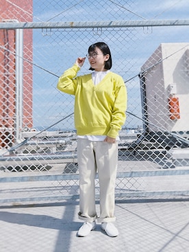 「CROWN JAZZ（クラウンジャズ）のアイテム」を使った、ma---riさん（レディース・151cm）の春コーディネート