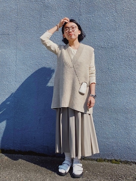 「ED ROBERT JUDSON（エドロバートジャドソン）のアイテム」を使った、ma---riさん（レディース・151cm）の秋コーディネート