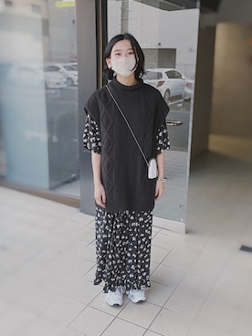 「THE SHINZONE（ザ　シンゾーン）のアイテム（ワンピース/ドレス）」を使った、ma---riさん（レディース・151cm）の秋コーディネート