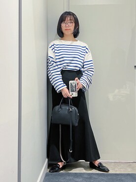 「UNITED ARROWS（ユナイテッドアローズ）のアイテム（ボストンバッグ）」を使った、ma---riさん（レディース・151cm）の秋コーディネート