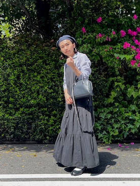 「UNITED ARROWS（ユナイテッドアローズ）のアイテム（ボストンバッグ）」を使った、ma---riさん（レディース・151cm）の春コーディネート