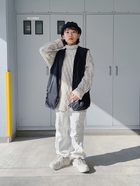 「LOEFF」｜「アイテム（その他）」を使った、ma---riさん（レディース・151cm）の冬コーディネート