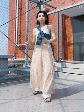 「Pertini（ペルティニ）のアイテム」を使った、ma---riさん（レディース・151cm）の夏コーディネート