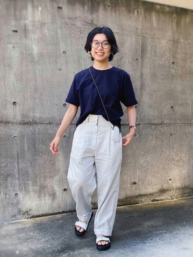 「ED ROBERT JUDSON（エドロバートジャドソン）のアイテム」を使った、ma---riさん（レディース・151cm）の夏コーディネート