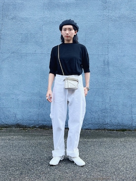 「CROWN JAZZ（クラウンジャズ）のアイテム」を使った、ma---riさん（レディース・151cm）の秋コーディネート