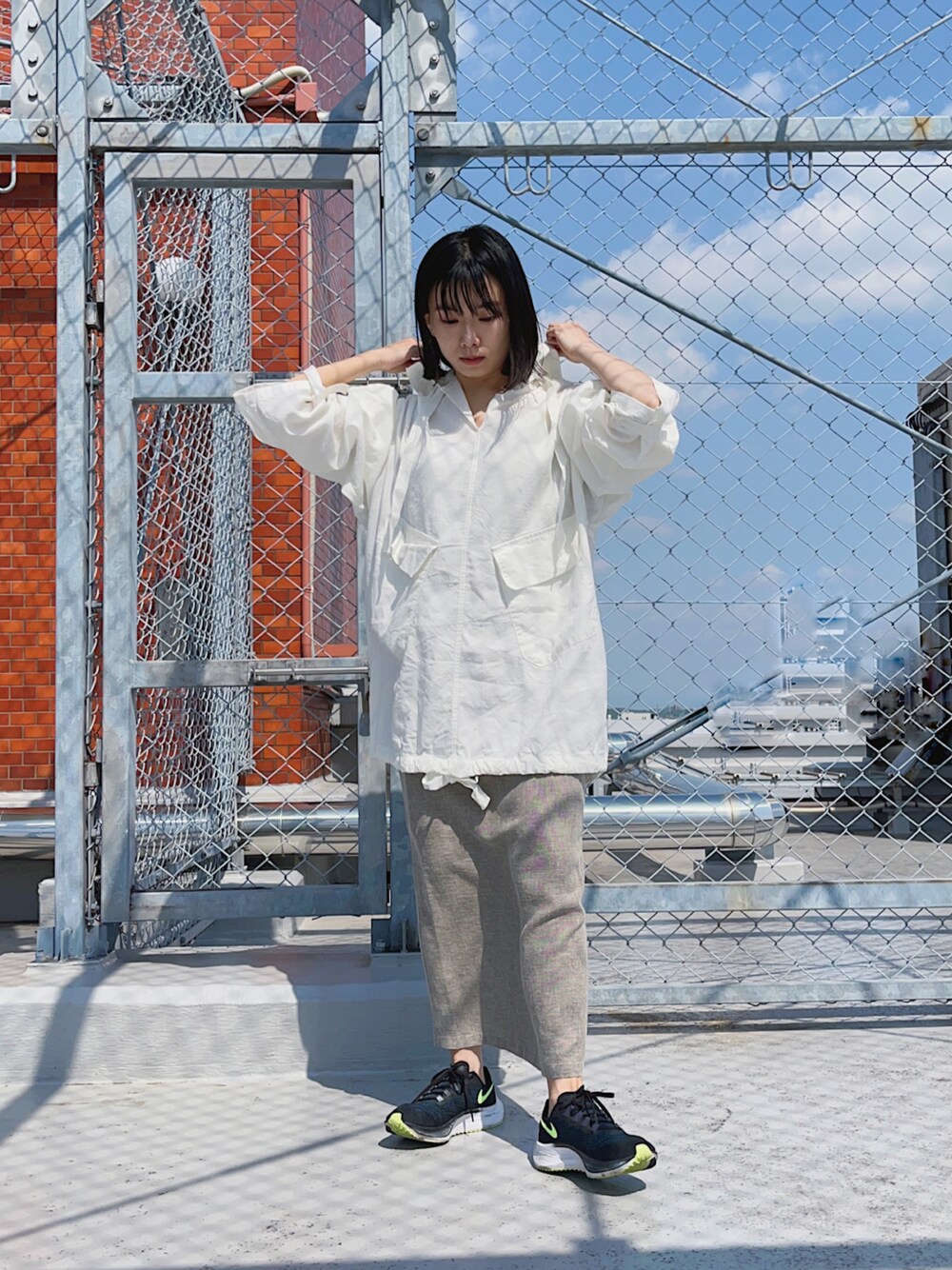 6(ROKU)】HOODED PULLOVER/アウター