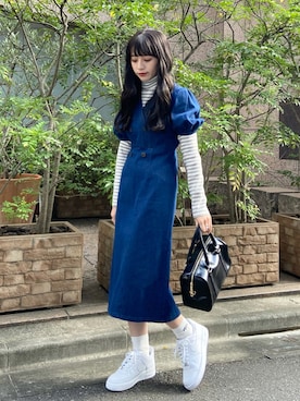 「秋服」｜「アイテム（ニット/セーター）」を使った、EPIMI ÉPIMMYさん（レディース・159cm）の秋コーディネート
