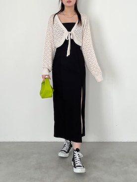 「服とコスメでなりたい自分に」｜「アイテム（その他）」を使った、EPIMI ÉPIMMYさん（レディース・164cm）の冬コーディネート