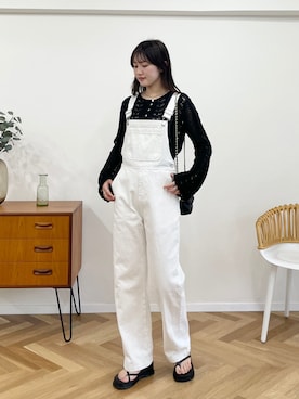 「韓国コーデ」｜「アイテム（オールインワン・サロペット）」を使った、EPIMI ÉPIMMYさん（レディース・164cm）の春コーディネート