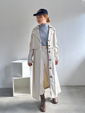 EPIMI ÉPIMMYさん（レディース・159cm）の秋コーディネート