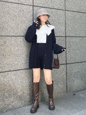 EPIMI ÉPIMMYさん（レディース・164cm）の冬コーディネート