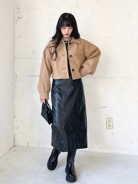 EPIMI ÉPIMMYさん（レディース・159cm）の冬コーディネート