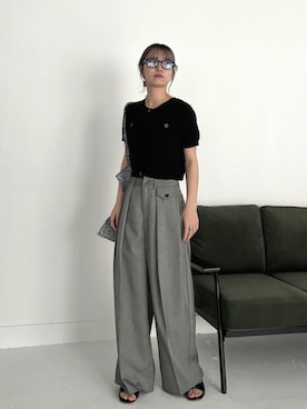 「フレンチガーリー」｜「アイテム（その他）」を使った、EPIMI ÉPIMMYさん（レディース・158cm）の夏コーディネート