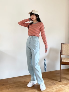 「春カラー」｜「アイテム（その他）」を使った、EPIMI ÉPIMMYさん（レディース・159cm）の冬コーディネート