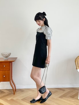 「韓国コーデ」｜「アイテム（バレエシューズ）」を使った、EPIMI ÉPIMMYさん（レディース・159cm）の夏コーディネート