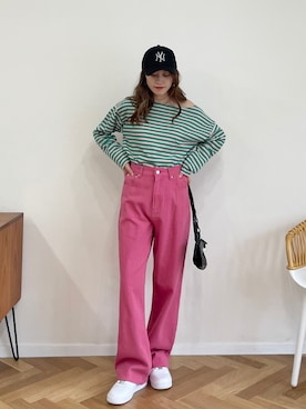 「韓国コーデ」｜「アイテム（その他）」を使った、EPIMI ÉPIMMYさん（レディース・156cm）の春コーディネート
