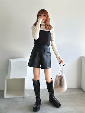 EPIMI ÉPIMMYさん（レディース・159cm）の秋コーディネート