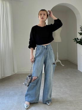 「カシュクール」｜「アイテム（その他）」を使った、EPIMI ÉPIMMYさん（レディース・158cm）の春コーディネート