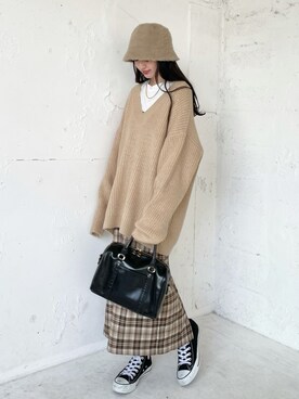 EPIMI ÉPIMMYさん（レディース・159cm）の秋コーディネート