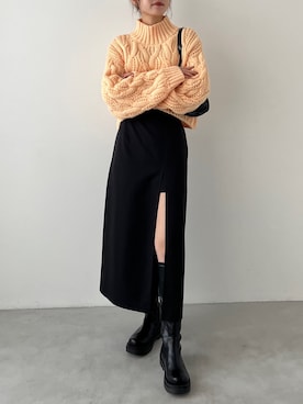 「韓国コーデ」｜EPIMI ÉPIMMYさん（レディース・164cm）の冬コーディネート