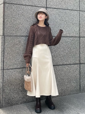 EPIMI ÉPIMMYさん（レディース・164cm）の冬コーディネート