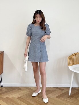 「韓国コーデ」｜「アイテム（バレエシューズ）」を使った、EPIMI ÉPIMMYさん（レディース・158cm）の春コーディネート
