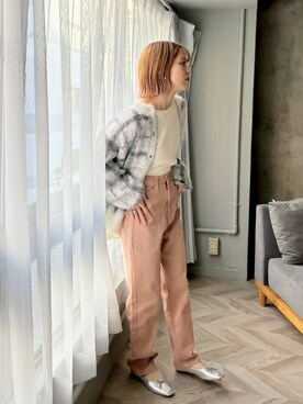 「マイベストコーデ2023」｜「アイテム（バレエシューズ）」を使った、EPIMI ÉPIMMYさん（レディース・158cm）の冬コーディネート