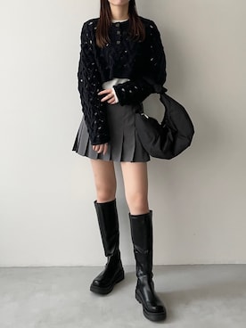 「EPIMI E'PIMMY（エピミエピミー）のツイードスリムショートパンツ」を使った、EPIMI ÉPIMMYさんのコーディネート