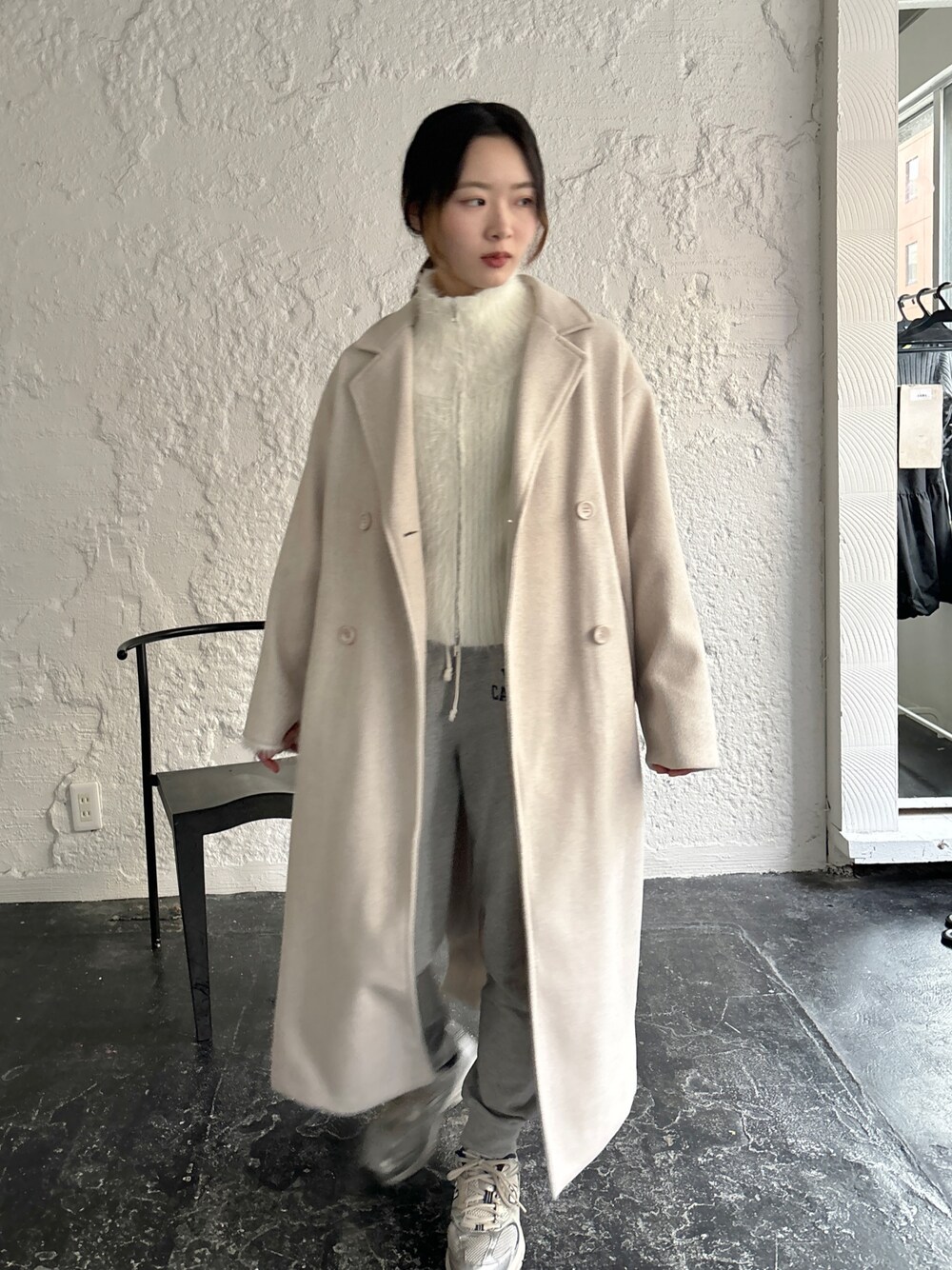 Acne チェスターコート smith honey ベージュ Acne チェスターコート smith honey ベージュ