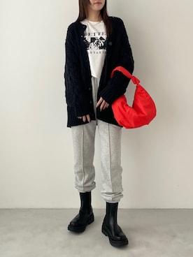 「#今日のコーデ」｜「アイテム（その他）」を使った、EPIMI ÉPIMMYさん（レディース・164cm）の冬コーディネート
