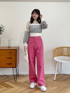 「ハイウエストパンツ」｜EPIMI ÉPIMMYさん（レディース・164cm）の夏コーディネート