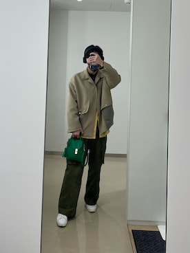 saka_semiconさんの「2way square shoulder bag/2wayスクエアショルダーバッグ」を使ったコーディネート