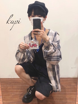 プチプラのかぴばらさんさん(メンズ・163cm)の秋コーディネート