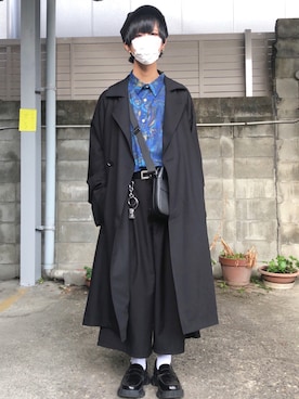 「kutir（クティール）のアイテム（財布/小物）」を使った、プチプラのかぴばらさんさん（メンズ・163cm）の秋コーディネート