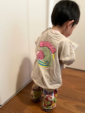 「1歳3ヶ月」｜𝚖𝚒𝚣𝚞☻︎　  さん（キッズ・70cm）の冬コーディネート