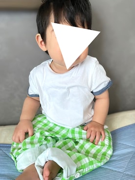 「生後11ヶ月」｜𝚖𝚒𝚣𝚞☻︎　  さん（キッズ・70cm）の夏コーディネート