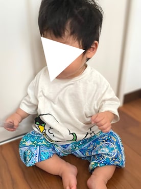 「生後11ヶ月」｜𝚖𝚒𝚣𝚞☻︎　  さん（キッズ・70cm）の夏コーディネート