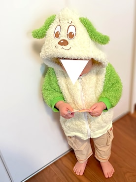 「HOT BISCUITS（ホットビスケッツ）のアイテム」を使った、𝚖𝚒𝚣𝚞☻︎　  さん（キッズ・70cm）の冬コーディネート