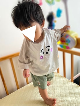 「生後11ヶ月」｜𝚖𝚒𝚣𝚞☻︎　  さん（キッズ・70cm）の夏コーディネート
