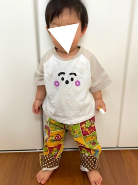「BIT'Z（ビッツ）のアイテム」を使った、𝚖𝚒𝚣𝚞☻︎　  さん（キッズ・70cm）の秋コーディネート