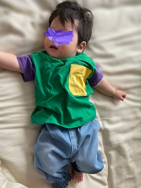 𝚖𝚒𝚣𝚞☻︎　  さん（キッズ・70cm）の春コーディネート