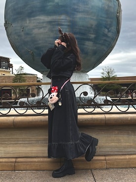 「アイテム（ワンピース/ドレス）」を使った、Naさん（レディース・150cm）の秋コーディネート