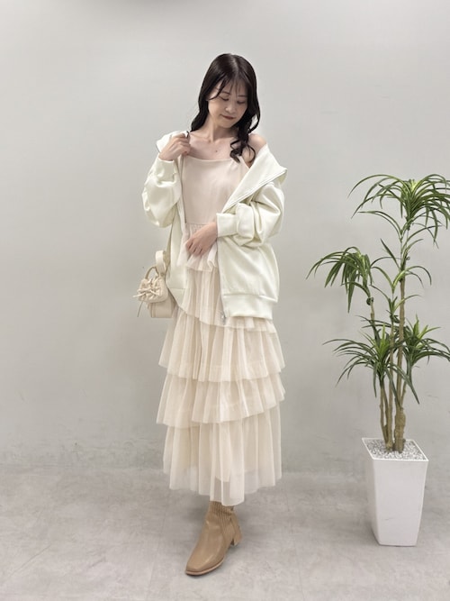 セール】【WEB限定】ティアードフリルキャミワンピース（ワンピース