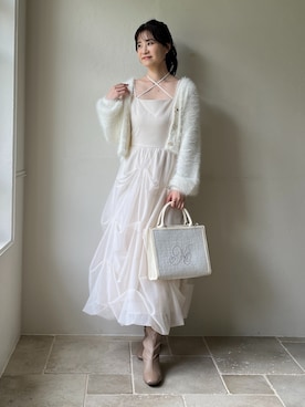 「one after another NICE CLAUP（ワンアフターアナザーナイスクラップ）のアイテム（ワンピース）」を使った、Megumi❤︎さん（レディース・165cm）の秋コーディネート