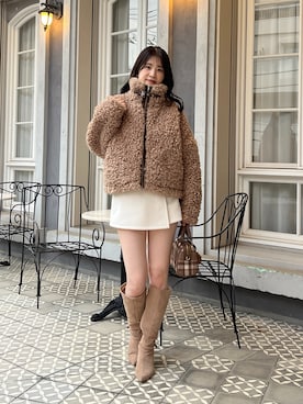 Megumi❤︎さん（レディース・165cm）の冬コーディネート