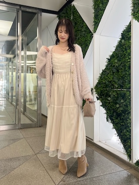 「one after another NICE CLAUP（ワンアフターアナザーナイスクラップ）のアイテム」を使った、Megumi❤︎さん（レディース・165cm）の秋コーディネート