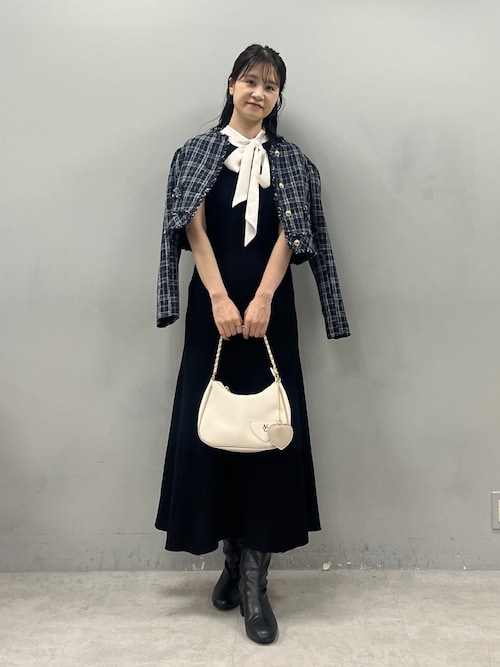 セール】WEB限定/ツイードジャケット（ノーカラージャケット）｜one