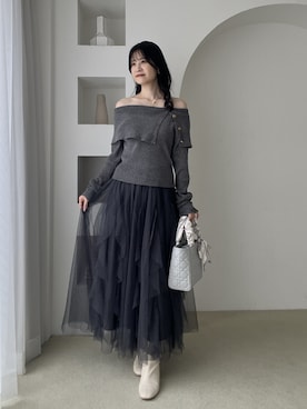 Megumi❤︎さん（レディース・165cm）の冬コーディネート