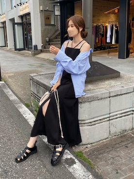 「アイテム（ワンピース/ドレス）」を使った、Megumi❤︎さん（レディース・165cm・30代）の春コーディネート
